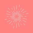 © Rawpixel.com - Sunburst design on pink vector