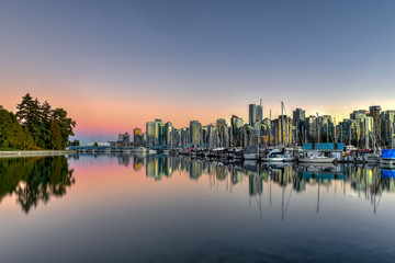 Sticker - Vancouver, Canada Skyline