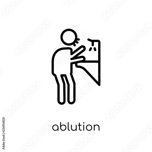 Fotografija ablution icon from Hygiene collection.