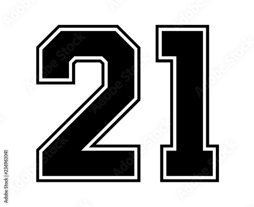 21 jersey number