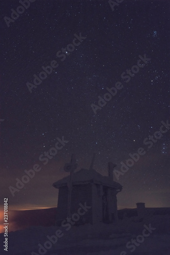 Photographie The night sky at Jeseniky mountains / Czech republic