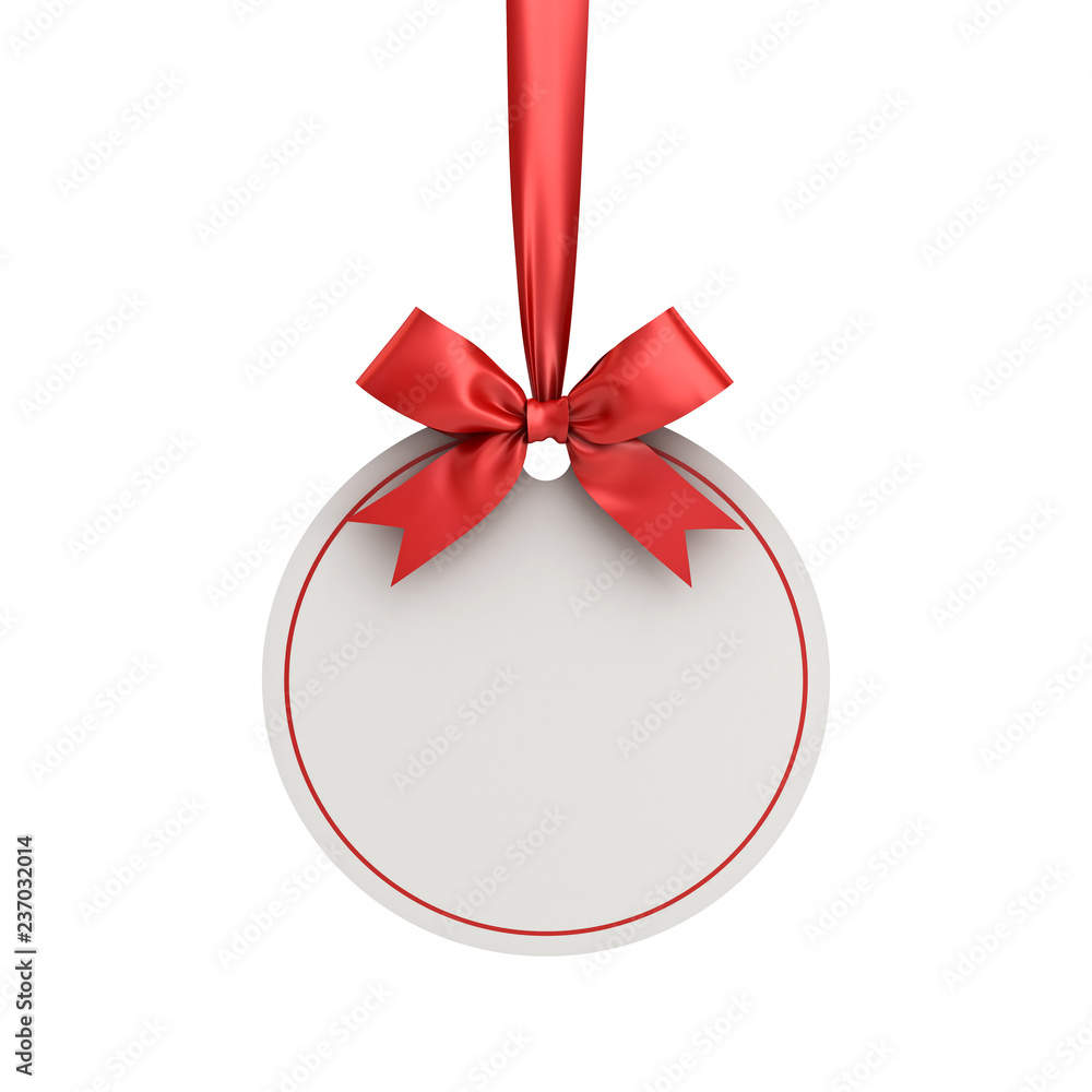 stock-illustration „blank white paper round christmas ball frame