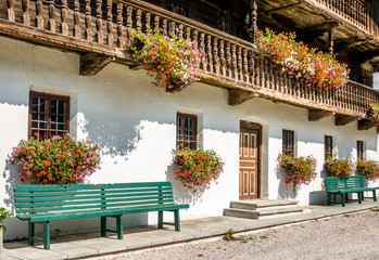 Wall Mural - typical bavarian frontyard