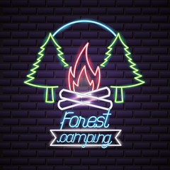 Sticker - camping summer relate