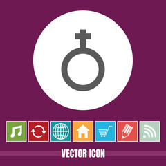 very Useful Vector Icon Of Female Sex Sign with Bonus Icons Very Useful For Mobile App, Software & Web