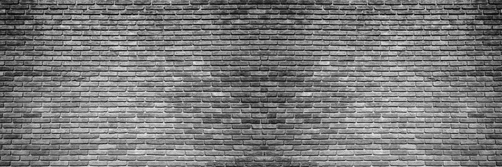 brick wall, wide panorama of masonry