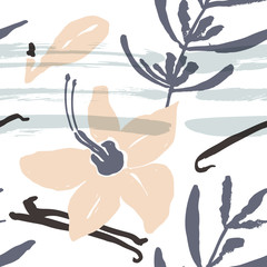 Wall Mural - abstract natural seamless pattern.