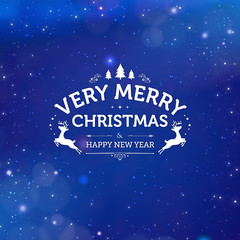 Wall Mural - holiday greeting card concept merry christmas and happy new year written in polish. a stylish inscri