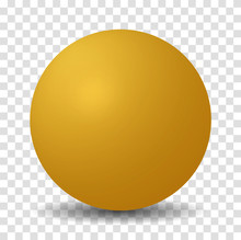 Yellow Sphere Vector