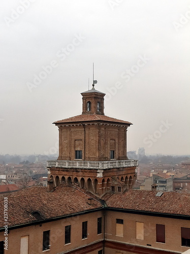 Fotografie, Obraz Ferrara, Italy. Este Castle (Castello Estense di Ferrara)