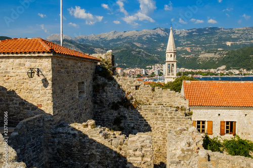 Plakat widok starego miasta Dubrownik Chorwacja