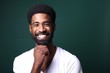 © Djomas - Beautiful black man in front of a colored background