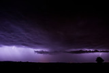 Fototapeta Na sufit - Storm and lightning in Balaguer, Lleida, Spain