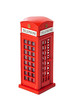 Toy red phone booth of London