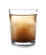 © Pixel-Shot - Glass of dirty water on white background