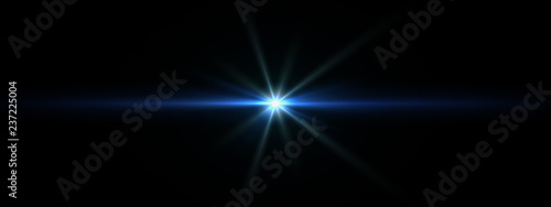 Fotomural lights optical lens flares shiny