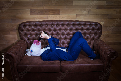 unicorn fold out couch