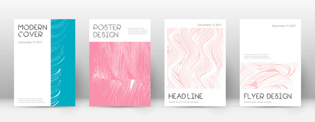 Poster - Cover page design template. Minimal brochure layou