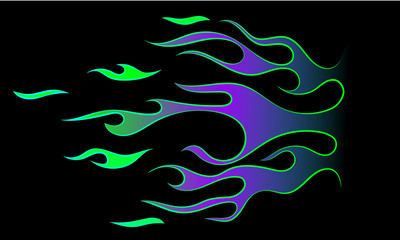 Classic Flames Neon