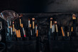 © Pansfun Images/Stocksy - makeup brush set