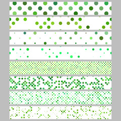 Wall Mural - abstract circle pattern web banner background set - vector ad template designs