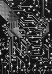 Macro of a printed circuit board of a computer