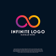 Wall Mural - infinity logo designs template, infinite logo symbol vector, logo symbol icon