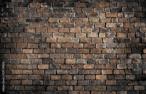 Photo Old textured brick wall background