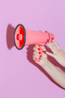 © CACTUS Blai Baules/Stocksy - Megaphone on pink