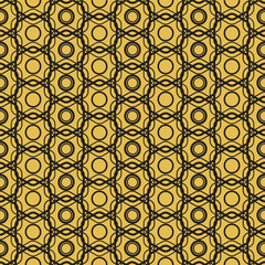 Wall Mural - Vector modern geometric seamless pattern. Set of golden seamless backgrounds.