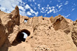 Ancient ruin Sassani Castle in the Garmeh oasis, on the Dasht-e Kavir deserts near the Khur city