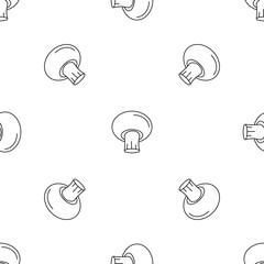 Poster - Mushroom icon. Outline illustration of mushroom vector icon for web design isolated on white background