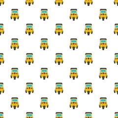 Poster - City taxi pattern seamless vector repeat for any web design