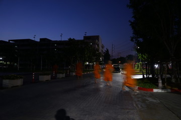 Poster - old town street at night