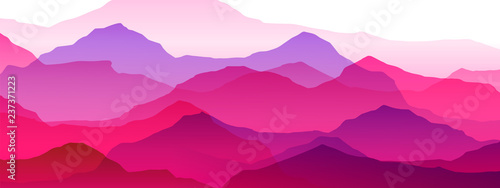 Beautiful Mountain Landscape Abstract Vector Background For Design Pink Purple Color Buy This Stock Vector And Explore Similar Vectors At Adobe Stock Adobe Stock