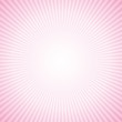 Abstract geometrical sunray background - pink retro vector graphic design from radial stripes