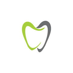 Wall Mural - abstract dental logo