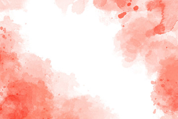 Pink abstract watercolor background