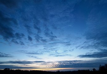 Dramatic Sky at Dusk High Resolution