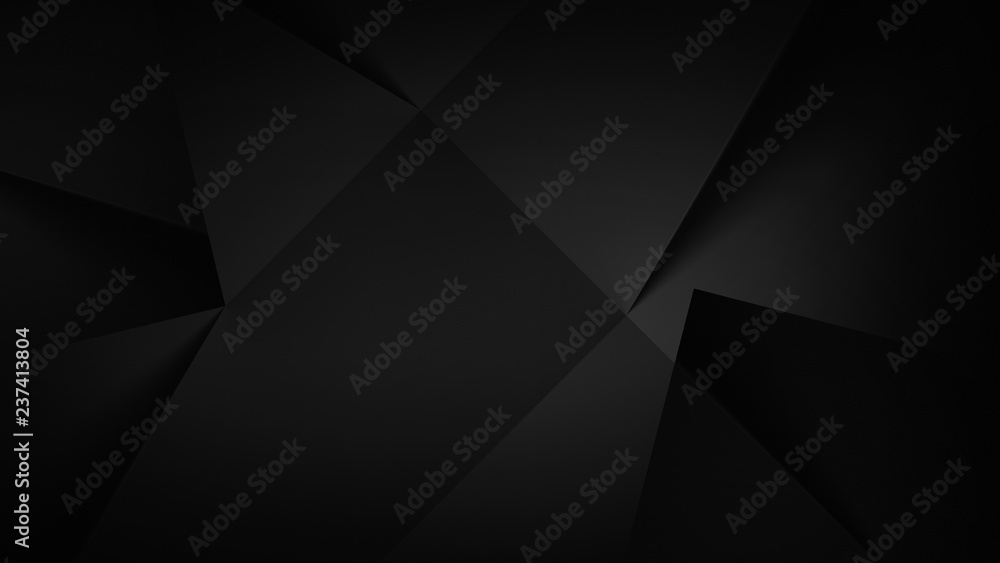 Abstract dark background illustration with geometric graphic elements - obrazy, fototapety, plakaty 