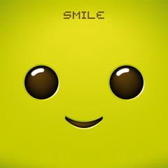 Sticker - smile face design