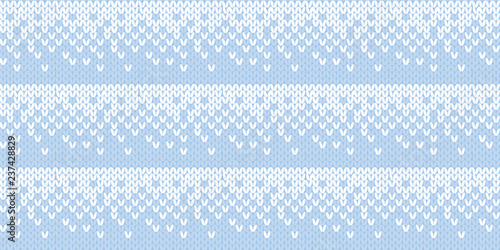 Pale blue and white sweater...