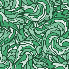 Wall Mural - green art background