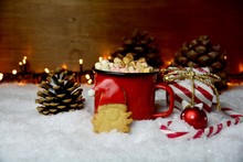 Weihnachten - Heiße Schokolade Mit Marshmallow