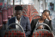 © Rawpixel.com - Business partners riding the bus to work