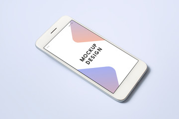 Sticker - Premium mobile phone screen mockup template