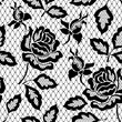 © Evgeniya_St - Black seamless lace pattern with rose on transparent background