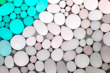 Wall Mural - multicolored background with pattern based on circular structures. bright background with circular s