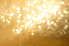 The Golden Bokeh Background Is A Glittering Sparkle That Gives A Sense Of Luxury And Value.