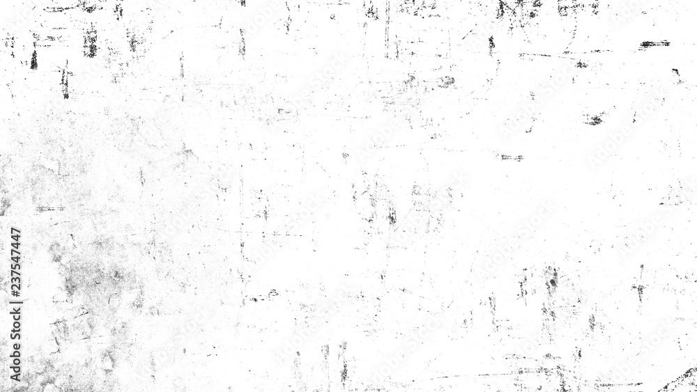 Vintage scratched grunge overlays texture on isolated white background space for text - obrazy, fototapety, plakaty 